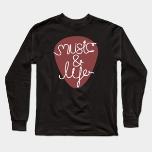 Music and Life Long Sleeve T-Shirt